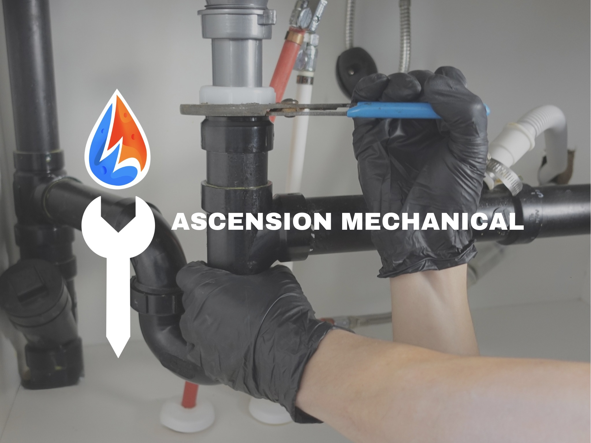 Plumber working on a job